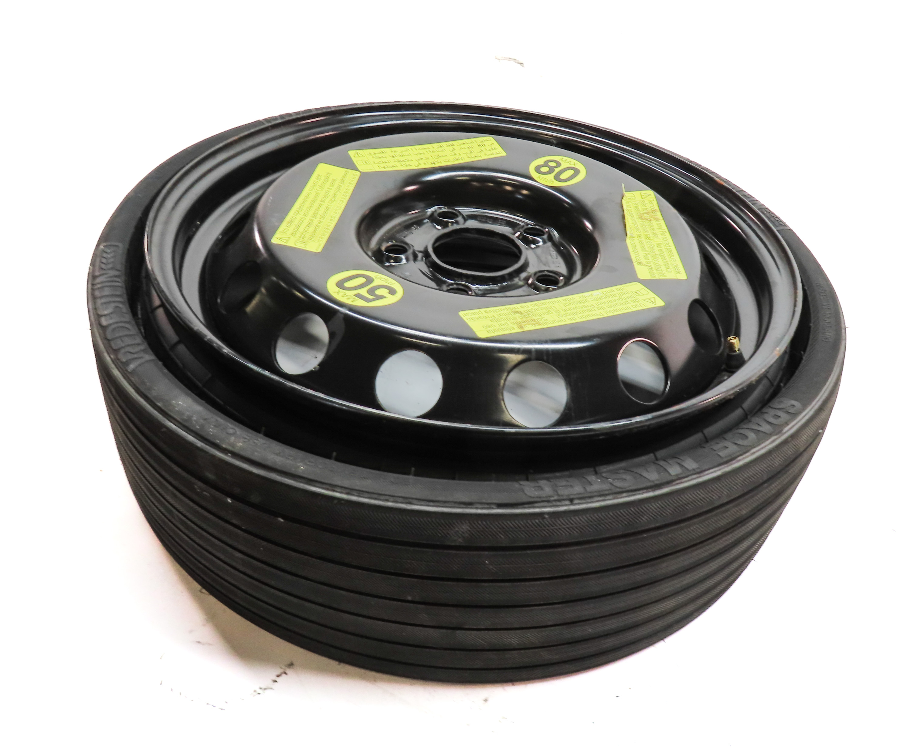 2004-2017 VW TOUAREG AUDI Q7 (4L) 18x6-1/2 COLLAPSIBLE SPARE TIRE WHEEL RIM — exact item pictured